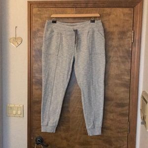 Prana grey joggers, Capri length
